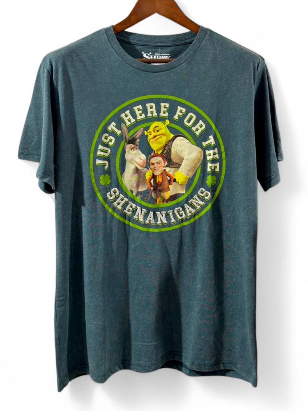Shrek ‘Just Here for the Shenanigans’ Graphic T-shirt Size Men’s Medium (NWT)
